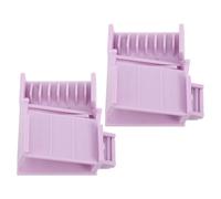DEARMAMY 2pcs Hair Clipper Guide Combs Smooth Edge Electric Clipper Guards with Rounded Teeth for Safe Precise Layered Haircuts Fit for DIY Home and Salon Use