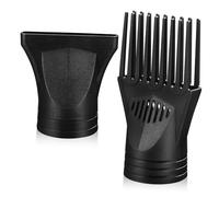 DEARMAMY 2pcs Hair Dryer Accessories Nozzles Diffuser Comb for Blow Dry Brush Volumizing