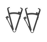 DEARMAMY 2pcs Handheld Skinfold Calipers Body Fat Measurement Device with Scale for Men Women Fitness Tracking and Fat Analysis Tool