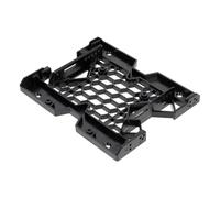 DEARMAMY 2pcs Inch Hard Drive Mounting Bracket Adapter for 3.5 2.5 Inch and Solid State Drives Abs Material with Shock-Absorbing Nails Reduces Vibration Noise