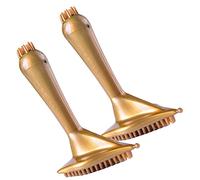 DEARMAMY 2pcs Magnet Massage Brush Body Massager for Pain Relief Trigger Point Scalp Dry Brush Acupoint Massage Tool for Back and Neck