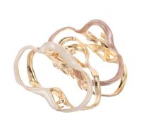 DEARMAMY 2pcs Metal Electroplated Cloud Claw Clips Cute Hair Accessories for Updo Half-up Styles Thick Hair
