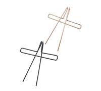 DEARMAMY 2pcs Metal Music Book Clips for Piano Scores and Sermon Notes, Steel Sheet Clips to Prevent Page Falling and Pages, for Musicians and Composers