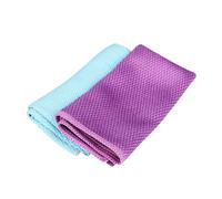 DEARMAMY 2pcs Microfiber Double Sided Aquarium Glass Cleaning Towel for Fish Tank Maintenance Random Color Durable Wipe for Windows and Glassware Cleaning Random Color