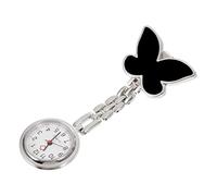 DEARMAMY 2pcs Nurse Watch Clip Brooch Fob Pendant for Women Doctors Fashionable Pocket Watch Face for Hospital Staff