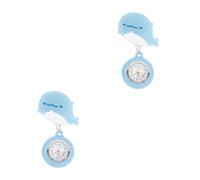 DEARMAMY 2pcs Nursing Watch Fob Pocket Watch for Nurses Nurse Hanging Quality Material