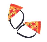 DEARMAMY 2pcs Pizza Hat Italian Themed Party Decoration for Adults Boys and Girls Halloween Cosplay Costumes