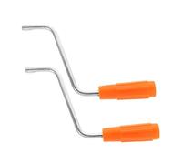 DEARMAMY 2pcs Replacement Pasta Machine Handles for Home Kitchen Use Sturdy Noodle Maker Tool Compatible with Various Pasta Makers Easy to Install and Remove Accessories