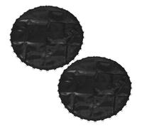 DEARMAMY 2pcs Replacement round Trampoline Mat for Outdoor and Indoor Use, Heavy Duty Pp Material with 36 V-rings, Provides Stable Landings and Maximises Bounce for Exercise and Fun
