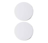 DEARMAMY 2Pcs Round Cotton Canvas for Oil Painting 30Cm Diameter Stretched Art Canvas with Wood Frame Suitable for Professional Artists and Hobby Painters