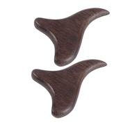 DEARMAMY 2pcs Sandalwood Gua Sha Massager Wooden Scraping Tool for Body Massage Acupuncture Point Massager Lymphatic