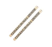 DEARMAMY 2pcs Soft Dark Brown Eyebrow Pencil Brush, Double-ended Brow Liner Pen for Women, Leopard Print Cover, Eyebrow Makeup Assistant for Natural Definition and Styling Random Style