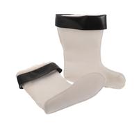 DEARMAMY 2pcs Thermal Rain Boot Liners Thick Fleece Insulated Insole for Winter Ergonomic Cold-block Shoe Inserts for Men Women Lightweight Flexible Warm Socks for Rain Boots