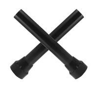 DEARMAMY 2pcs Trampoline Leg Tube Replacement Caps with Rubber Pads Lightweight Wear-resistant Protection for Outdoor Trampolines, Sturdy Steel Pipe Parts for Safety and Stability