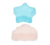 DEARMAMY 2pcs Travel Facial Soap Blocks Deep Cleaning Oil Control Soap for Home Gym Travel Natural Ingredients for Gentle Cleansing Family Friendly Skin Washing