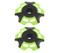DEARMAMY 2pcs Trekking Pole Snow Baskets for Hiking Stick and Walking Pole, Plastic Mud and Snow Protection Accessories with Snowflake Shape, Suitable for Long-distance Trekking and Muddy