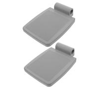 DEARMAMY 2pcs Wheelchair Footrest Pad Sturdy Elevating Leg Rest for Elderly Comfortable Wheelchair Foot Plate Replacement Compact and Safe Design for Disabled Users