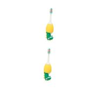 DEARMAMY 2pcs Wide Application Boys and Girls Toothbrush Soft Bristle Tongue Brush for Toddlers
