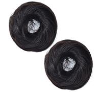 DEARMAMY 2pcs Wig Hair Bun Shaper Hair Bun Holders Extensions Donut Maker for Long Girls Ladies