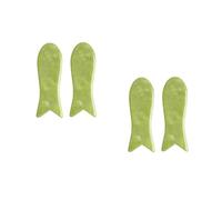 DEARMAMY 2sets 2pcs Massage Board Smooth Jade Body Scrapers for Relief and Improved Blood Flow for Facial Massage Therapy 2pcs*2