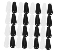 DEARMAMY 30 Pairs Silicone Nose Pads Glasses Pad Sunglasses Nose Pads Anti Slip Eye Glass Frame Pads Replacement Eyeglass Nose Pads Nose Pads for Plastic Frames Comfort Nose Pads Silica Gel