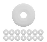 DEARMAMY 30pcs Ceramic Wire Clip Textile Thread Guide Sewing Machine Accessories Textile Ceramic Eyelet Machinery Guide Durable Thread Industrial White
