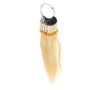 DEARMAMY 30pcs Human Hair Color Sample Rings Real Hair Color Charts for Testing Dye Techniques