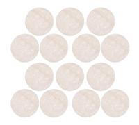DEARMAMY 30pcs Natural Loofah Exfoliating Facial Sponge Pads 6x6cm for Makeup Removal and Deep Skin Cleansing, Reusable Bath Loofah Scrubbing Pads Suitable for Sensitive Skin