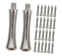 DEARMAMY 30pcs Stainless Steel Finger Rests for Dog Grooming Scissors Tail Nails Replacement for Professional Pet Hair Cutting Ergonomic Design for Comfortable Use
