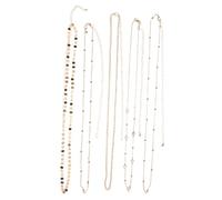 DEARMAMY 3pcs Adjustable Multilayer Metal Waist Chains for Women Rhinestone Crystal Embellished Body Belt Lightweight Layered Waist Jewelry with Clasp for Comfortable Fit and Versatile