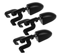 DEARMAMY 3pcs Black Metal Drum Lug Set with Drum Hoop Mounting Screw Holes Enhanced Durability Convenient Installation and Band Rehearsals