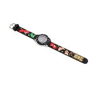 DEARMAMY 3pcs Boys and Girls Cartoon Watch Design Silicone Watch for Boys and Girls Quartz Wristwatch Dinosaur Theme