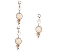 DEARMAMY 3pcs Dream Catcher Keyring for Women Fluffy Car Keychain Hooks Home Decoration Hanging Ornament