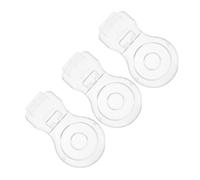 DEARMAMY 3pcs European Style Acrylic Cup and Saucer Display Rack Multifunctional Plate Holder Stand for Coffee Cups and Plate Display Easy Assembly for Home and Cafe Organization