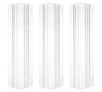 DEARMAMY 3pcs Plum Blossom Shape Vegetable and Fruit Growing Molds Kit for Cucumber and Melon Styling, Plastic Fruit and Vegetable Shaping Tools for Garden Germination