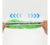 DEARMAMY 3pcs Reusable Coral Fleece Mop Pads Replacement Floor Mop Parts with Strong Absorption and Fast Drying for Household Wet and Dry Cleaning