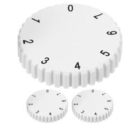 DEARMAMY 3Pcs Universal Freezer Thermostat Knob Dial Replacement Plastic Fridge Temperature Control Knobs for Home Freezers and Refrigerators Compatible Parts Accessories