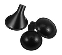 DEARMAMY 3pcs Universal Watering Can Nozzle Heads with Precision Spray Spout for Garden Use, Black Plastic Material, Water Conservation Feature for Flower and Plant Watering