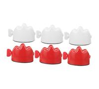 DEARMAMY 3sets 2pcs Toothpaste Squeezer Clip Dispenser for Compact Manual Toothpaste Extruder Stylish Dual Color Design Portable Squeezing Tool Compatible with Various Tubes 2pcs*3