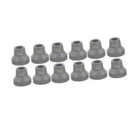 DEARMAMY 3sets 4pcs Crutch Replacement Tips Non Slip Ends for Enhanced Stability Durable Foot Covers for Walking Canes and Trekking Poles for Outdoor Activities 4pcs*3