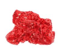 DEARMAMY 4 PCS Christmas Sequins Hair Ties Colorful Fluorescent Elastic Ponytail Holders for Sparkly Hair Bands Comfortable and Fashionable