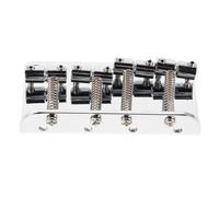 DEARMAMY 4 String Bass Guitar Bridge for Electric Bass Suitable for Music Styles and Occasions and Comfortable Grip 4 String Hard Tail Top Load Bridge Sturdy Metal Construction