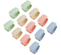 DEARMAMY 40pcs Toothbrush Head Covers Made from Eco-Friendly Wheat Straw, Lightweight and Easy to Use Toothbrush Caps for Travel and Hiking, Portable Dustproof Protectors in Assorted