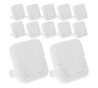 DEARMAMY 40pcs White Electrical Outlet Childproof Covers Pull-Tab, 3-Prong Safety Plug Guards for Protection, Electrical Socket Protective Caps for Home Use