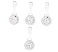 DEARMAMY 4pcs Convenient Portable Watch Multi-Function Clip Clock for Medical Professionals Design for and Healthcare Workers