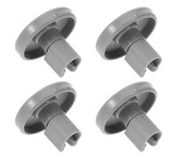 DEARMAMY 4pcs Dishwasher Pulley Accessories Replacement Roller Wheels for Lower Rack Dishwasher Wheel Pulley Lower Rack Parts and Accessories