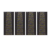 DEARMAMY 4pcs Fretboard Stickers for Guitar and Electric Guitar with Positioning Guidance, Pvc Material, Simple Application and Removal, for Beginners and Students to Learn Chords