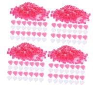 DEARMAMY 4pcs Heart Shape Foam Balls Approx for DIY Decoration Box Stuffing Wedding and Party Supplies Safe Foam Material for Valentine Day and Craft Projects