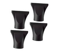 DEARMAMY 4pcs Heat Resistant Plastic Hair Dryer Nozzle Replacement Wide Duckbill Concentrator for Professional Salon and Home Use Hot Air Styling Accessories