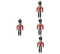 DEARMAMY 4pcs Nutcracker Soldier Large Brooch Extra Large Gothic Christmas Brooch